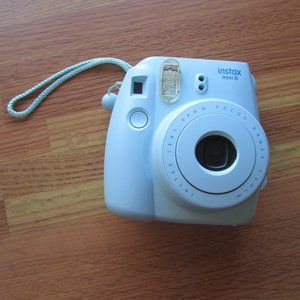 Fujifilm Instax Mini 8 Baby Blue 60mm Lens Focus Range Instant Film Camera